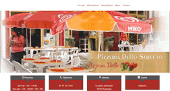 Desktop Screenshot of pizzeriadellostretto.fr