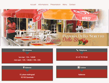 Tablet Screenshot of pizzeriadellostretto.fr